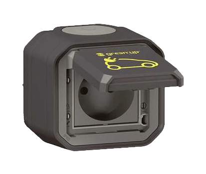 borne recharge presqu'île guérandaise – prise renforcée Green’up installée par OCEAM (IRVE)